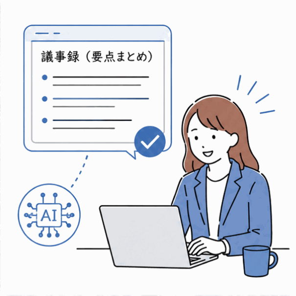 議事録の要点まとめがぐっとラクに